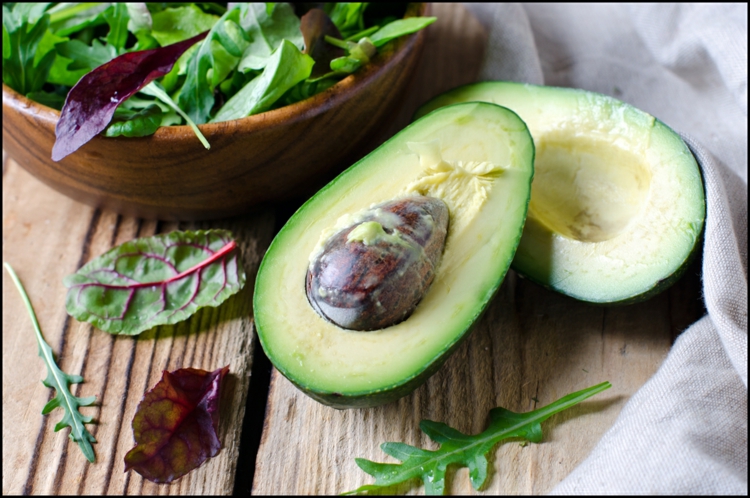 avocado nahrungsmittel schöne haut