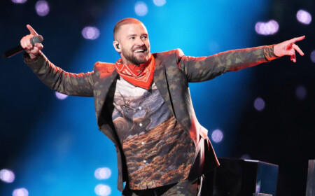 bandana binden männer hals rot Justin Timberlake