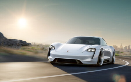 elektrischer sportwagen porsche mission e кonzept