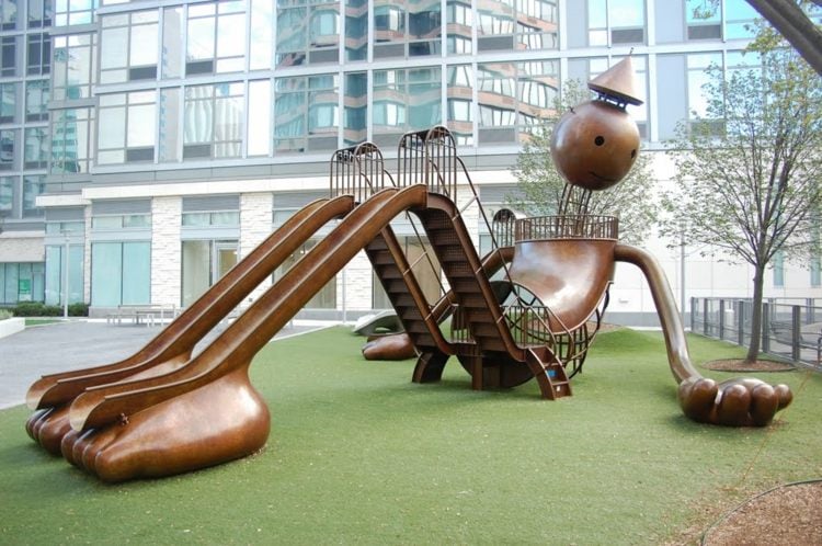 figur männchen modernes design kinderspielplatz