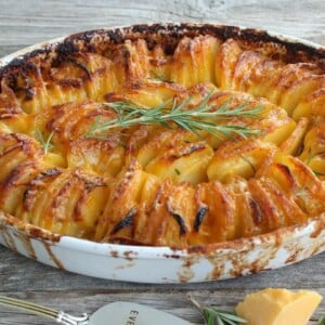 kartoffelgratin rezept sahne käse überbacken knusprig rosmarin