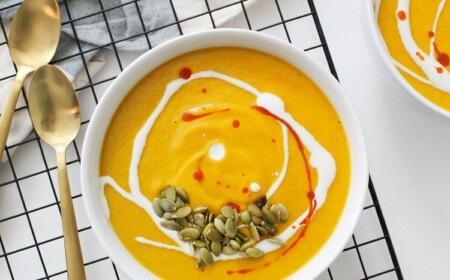 kürbissuppe vegan zubereiten einfach schnell kokosmilch