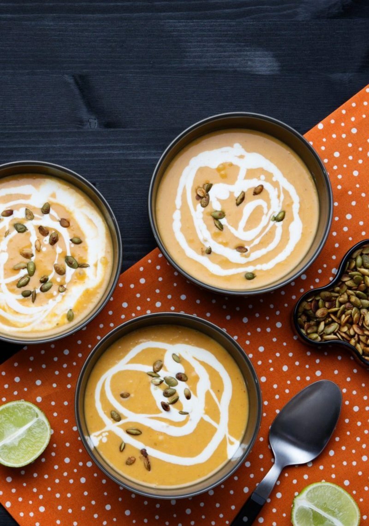 low carb kürbissuppe rezepte steckrüben butternut