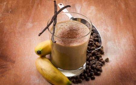 paleo kaffee bananen smoothie Vanille