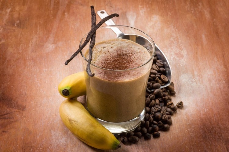 paleo kaffee bananen smoothie Vanille