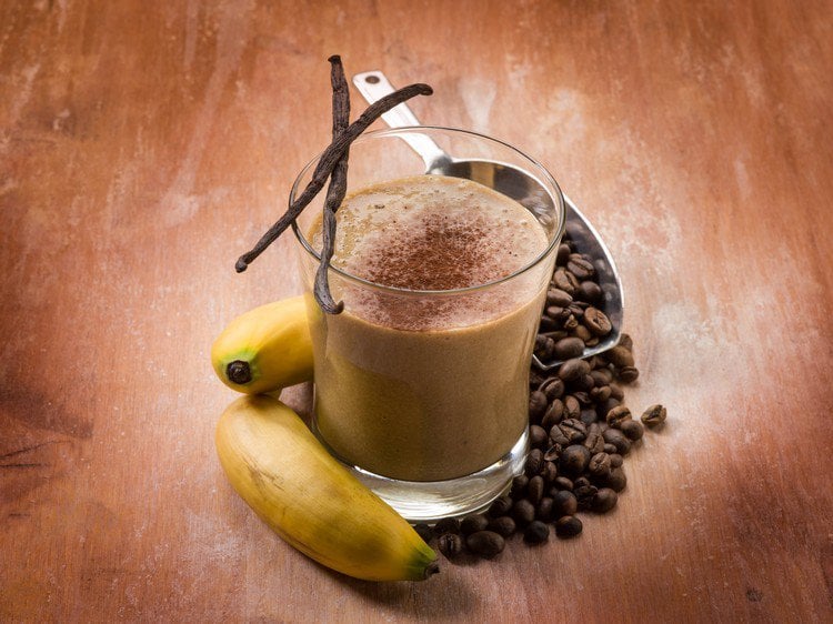 paleo kaffee bananen smoothie Vanille