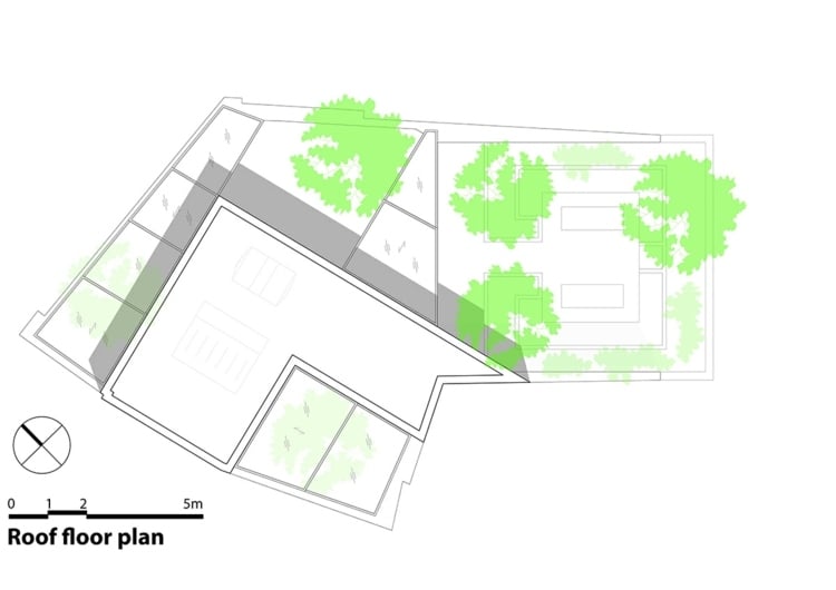 plan dachgarten bepflanzung residenz house 204