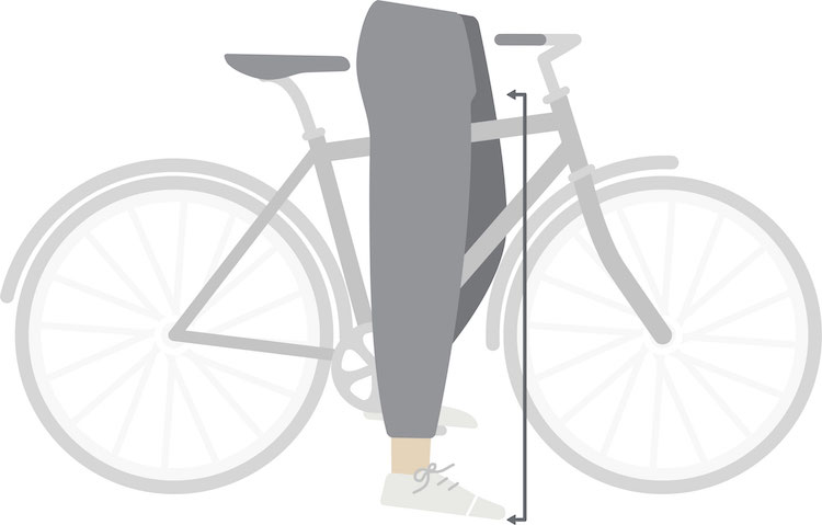 rahmengrösse fahrrad schritthöhe messen fahrradtyp