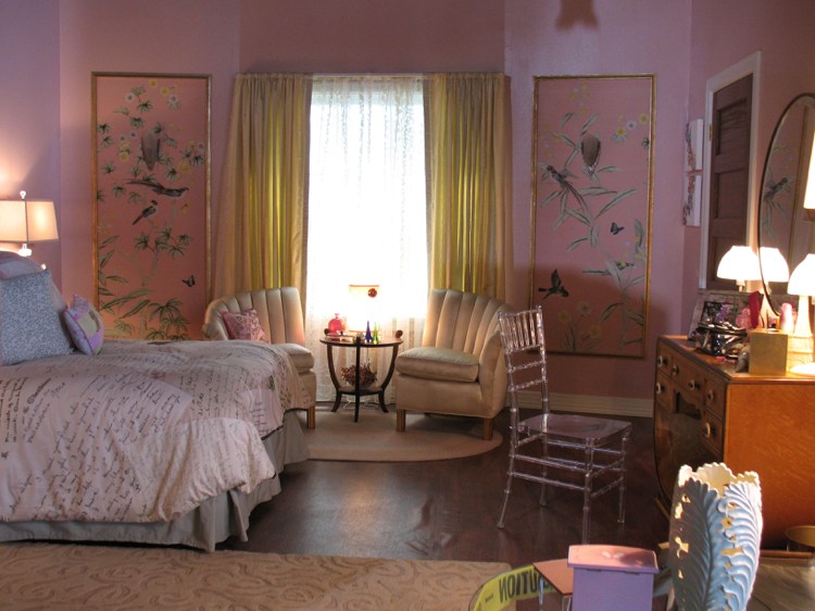 Jugendzimmer Mädchen Ideen rosa Gold Farben