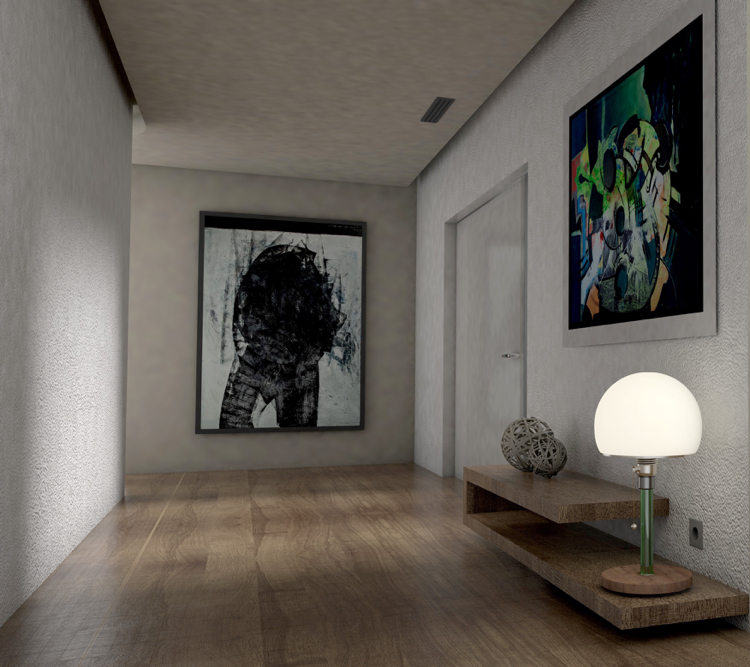 Wandbild Ideen XXL Format Flur Wanddekoration