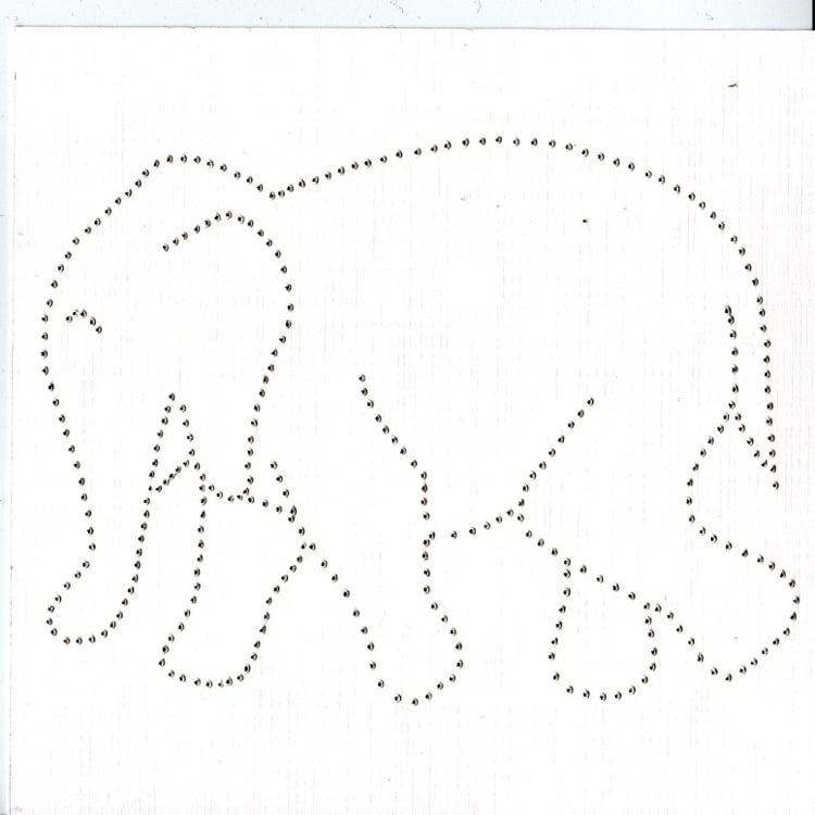 fadenbilder motive kinder vorlage tier elephant
