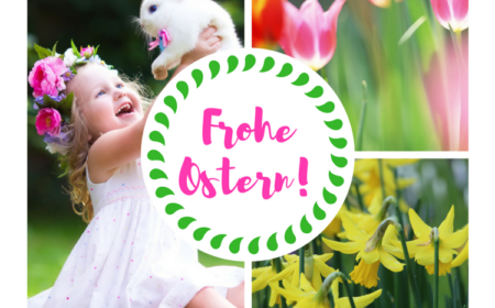 frohe ostern bilder whatsapp frühlingsblumen