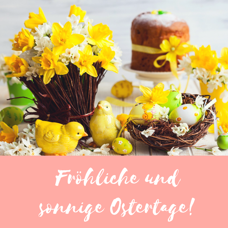 frohe ostern bilder zum teilen Frauen Gelb Sonnige Ostertage