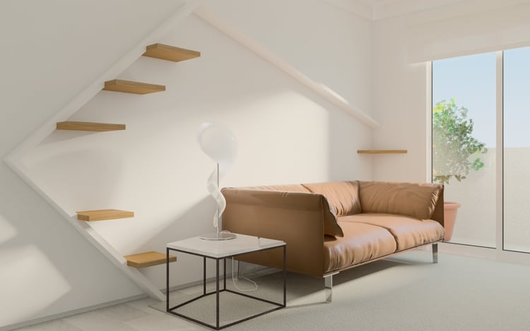 katzen kletterwand modern wohnzimmer Regale Weiß Holz