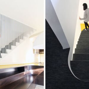 neue treppe redesign villa metall weiss