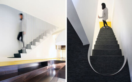 neue treppe redesign villa metall weiss