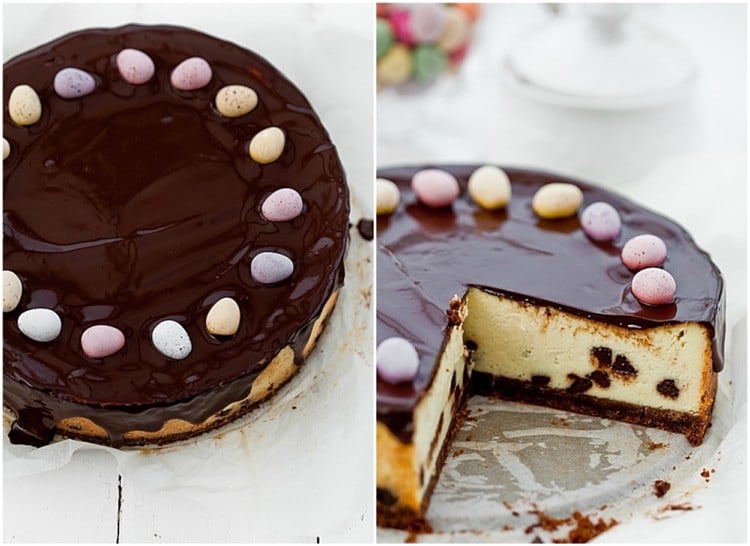 philadelphia torte für ostern mit Schokolade