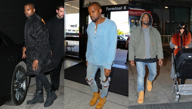 timberland boots stylen outfit stars kanye west