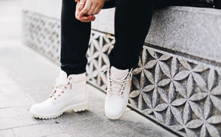 timberland boots stylen outfit weiss schwarz moder fashion tipps