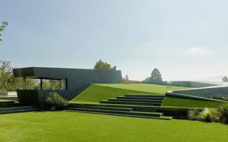 treppen begrüntes dach gebäude hügel begrüntes dach