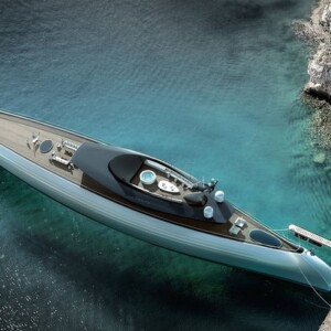 tuhura luxuyacht 115 meter lang kanu form modern