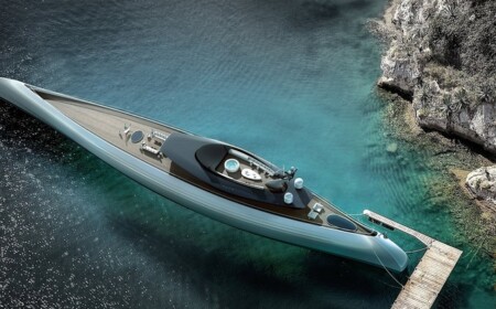 tuhura luxuyacht 115 meter lang kanu form modern