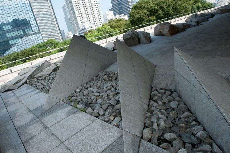 Botschaft von Kanada in Tokyo Garten- und Landschaftsbau mit Steinen