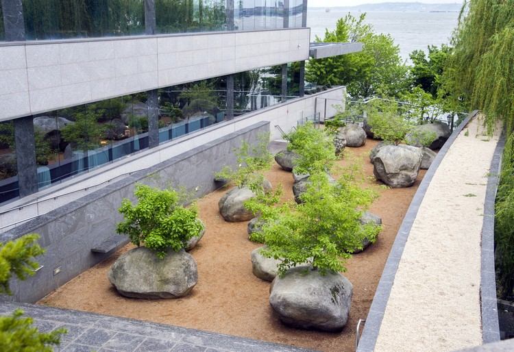 Garden of Stones Denkmal New York Gartengestaltung mit Steinen Bäume