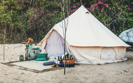 Glamping Urlaub Luxus Camping Safari Zelt Komfort