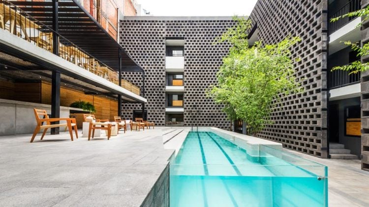 Glaspool modern Trend Hotel Calota Mexico City