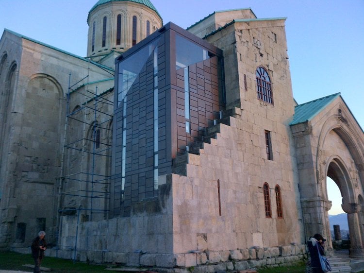 architektur glas stein katedrale geirgia