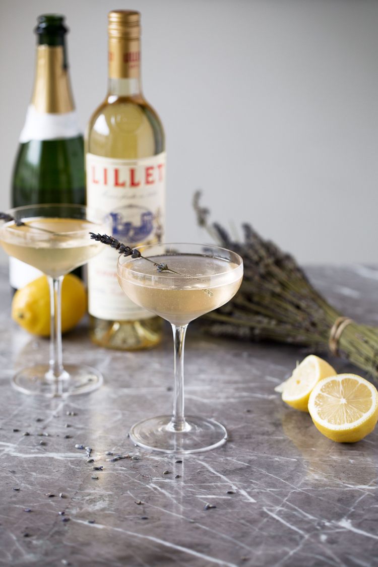 cocktail rezepte frühling lillet fiz lavendel