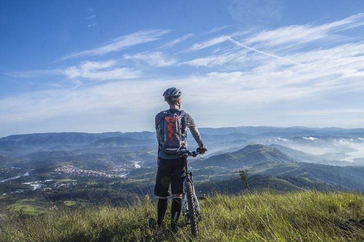 mountainbike strecken fahrradweg radwandern aussicht route gipfel