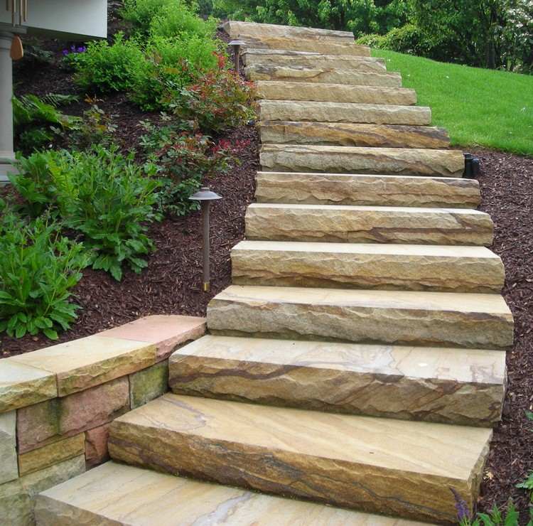 60+ Ideen, Beispiele und Tipps für die Treppen im Garten