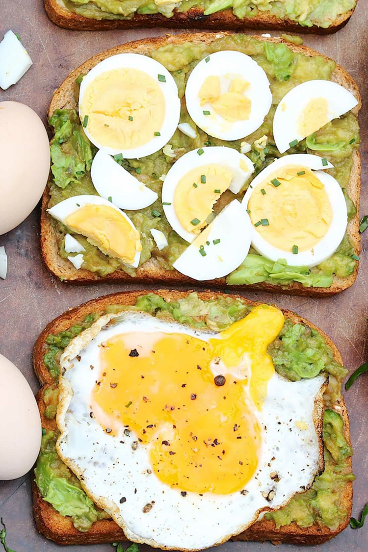 sandwich eier avocado ausgewogene 1200 kilokalorien am tag ernährung 2