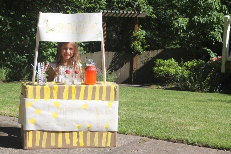 aktivitäten für kinder sommer Limonade verkaufen