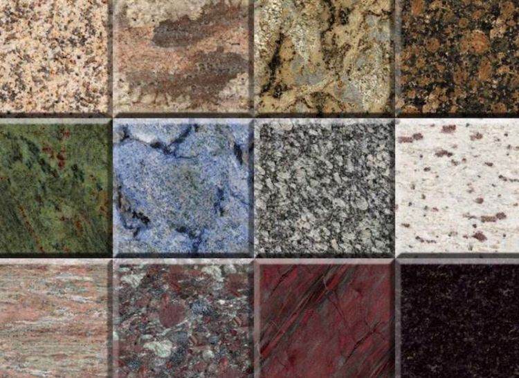arbeitsplatten für die küche passende naturstein materialien wählen ideen ratgeber tipps granit farbpalette