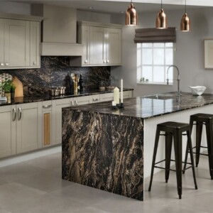 arbeitsplatten für die küche passende naturstein materialien wählen ideen ratgeber tipps marmor dunkel