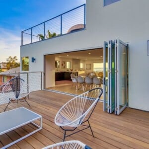 glasschiebetüren für terrasse falttüren design wohnung modern haus aussicht