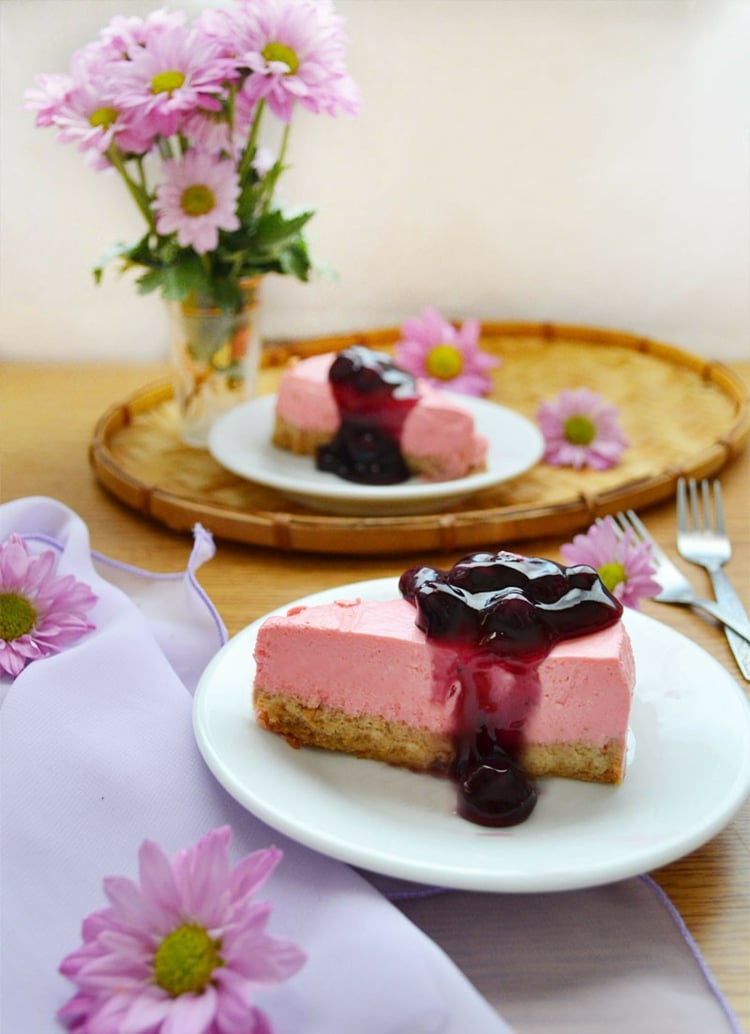 käsekuchen rezept mit kirschen ohne backen ohne eier kuchen boden kekse