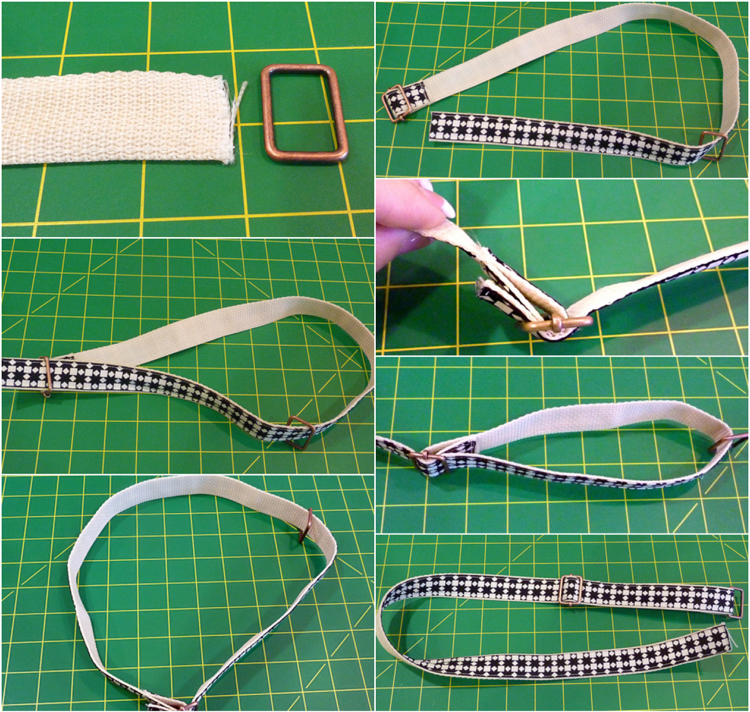 tasche nähen verstellbarer träger Anleitung Klemmschnalle