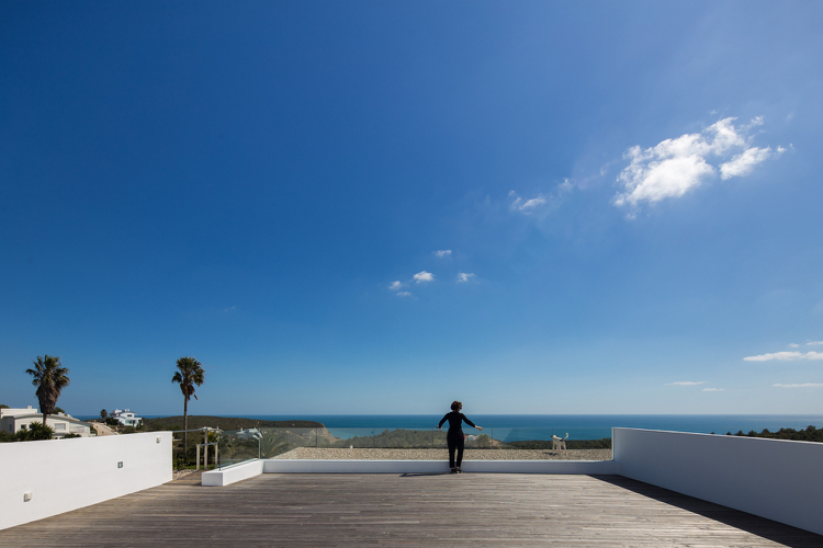 Dachterrasse Ganzglasgeländer Aussicht