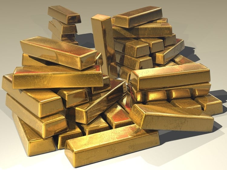 Goldbarren Millionen Exklusiv Leben der Reichen