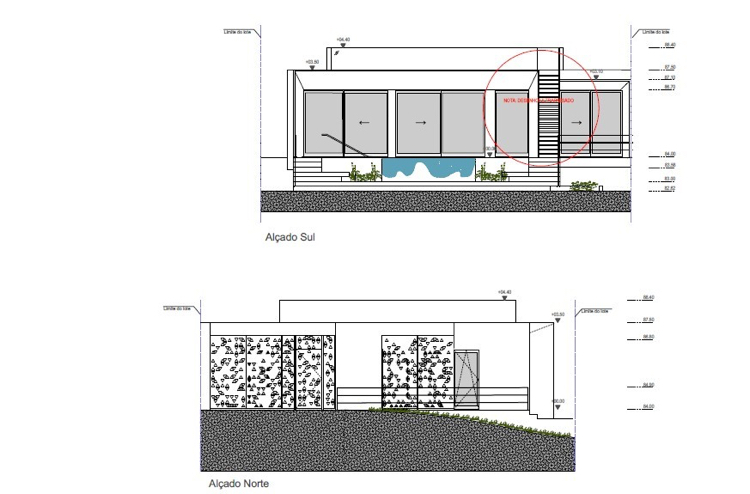 Haus Architektur Plan Schiebetüren Sichtschutz