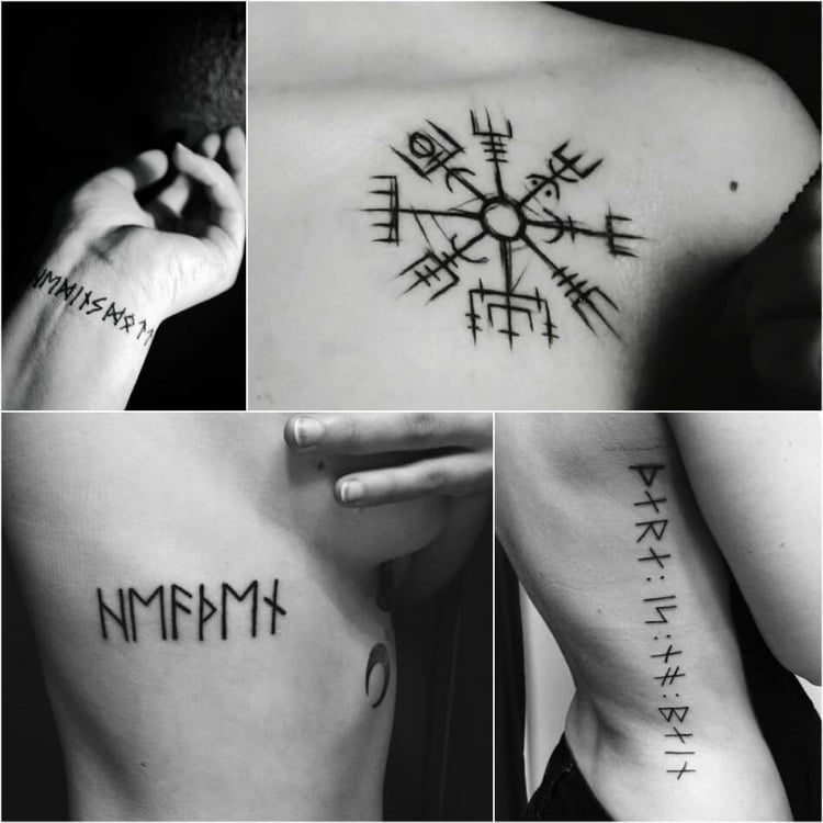 Wikinger Runen Tattoos Frauen