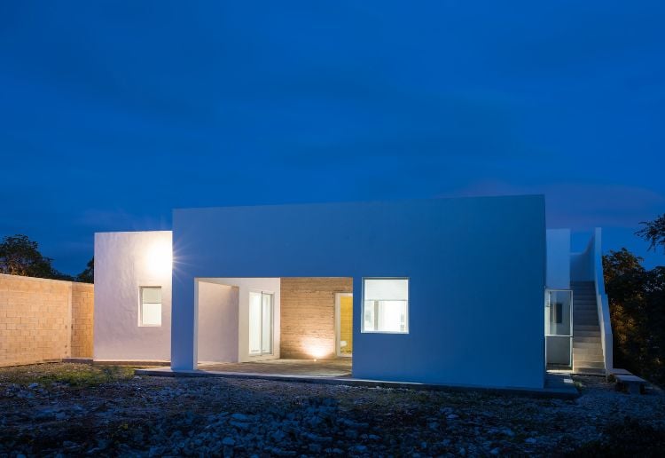 bauen mit stampflehm hybridmaterial moderne architektur earth house mexiko