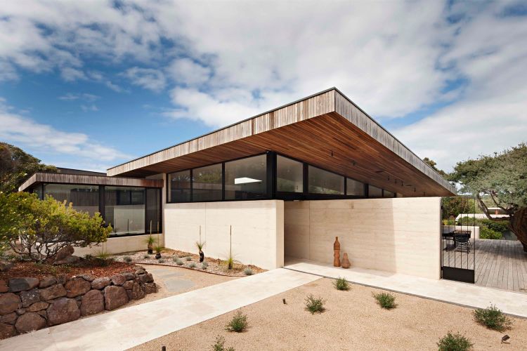 bauen mit stampflehm hybridmaterial moderne architektur layer house schichten lehmboden