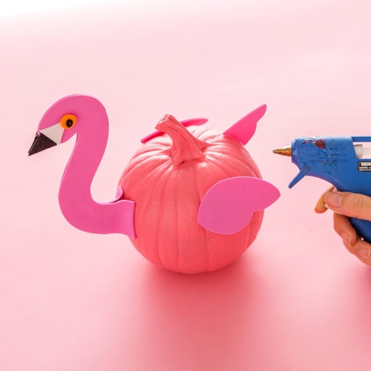 flamingo deko kinder halloween idee