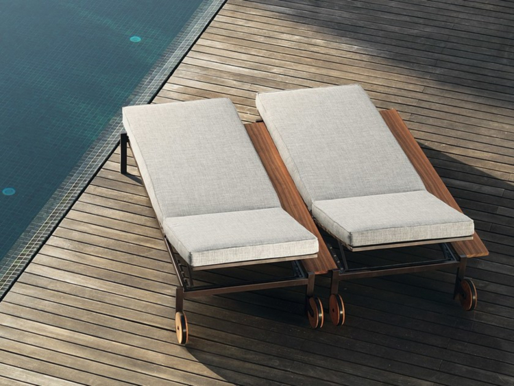 Loungemöbel im Garten