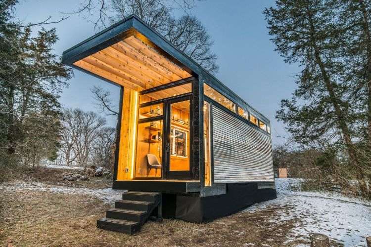 mini häuser wohnhaus kleinhaus mobil wohnung wohnmobil kleinformat waldhütte holzhütte